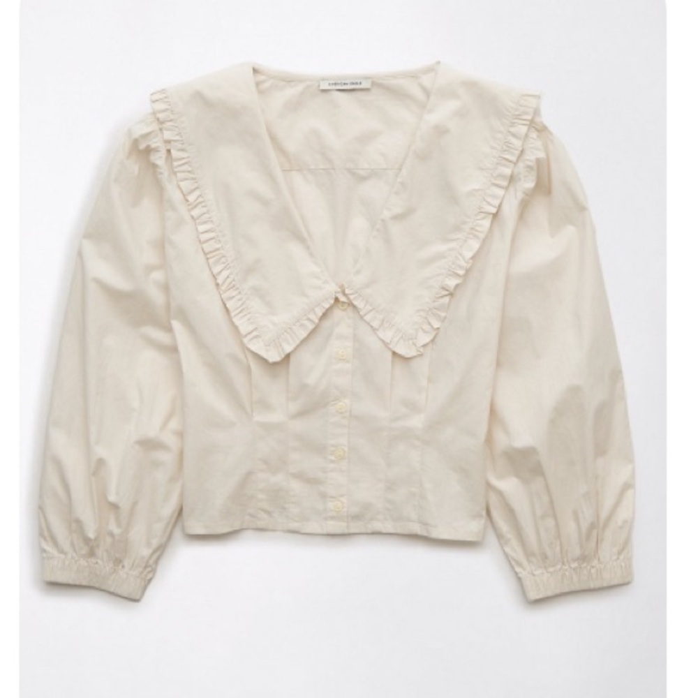 AE Collared button up shirt: size SMALL